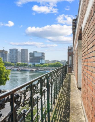 Appartement 6 pièces – 154m² – Vue Tour Eiffel et Seine -Balcon
