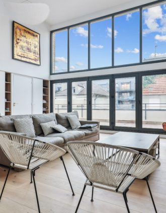 Duplex 221m² – 4 chambres – 2 terrasses